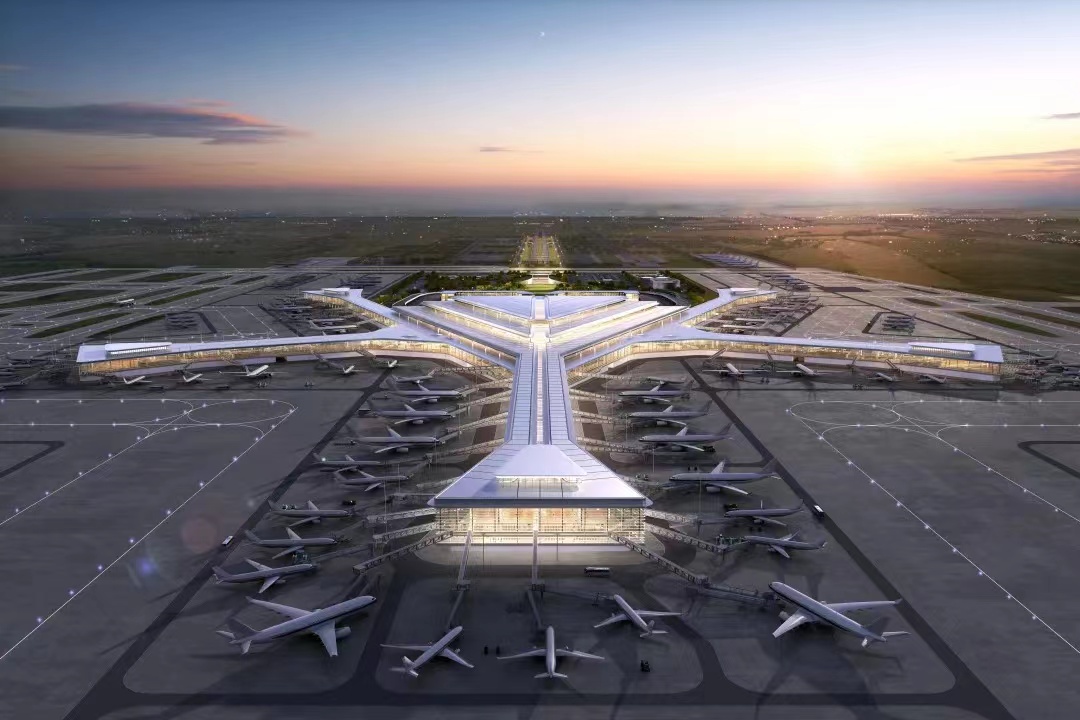 長沙機場改擴建工程機場工程（T3航站樓工程）第一條指廊首區主體結構封頂   鋼結構公司選擇廣州經緯鋼結構工程有限公司   咨詢電話：+852-84544027