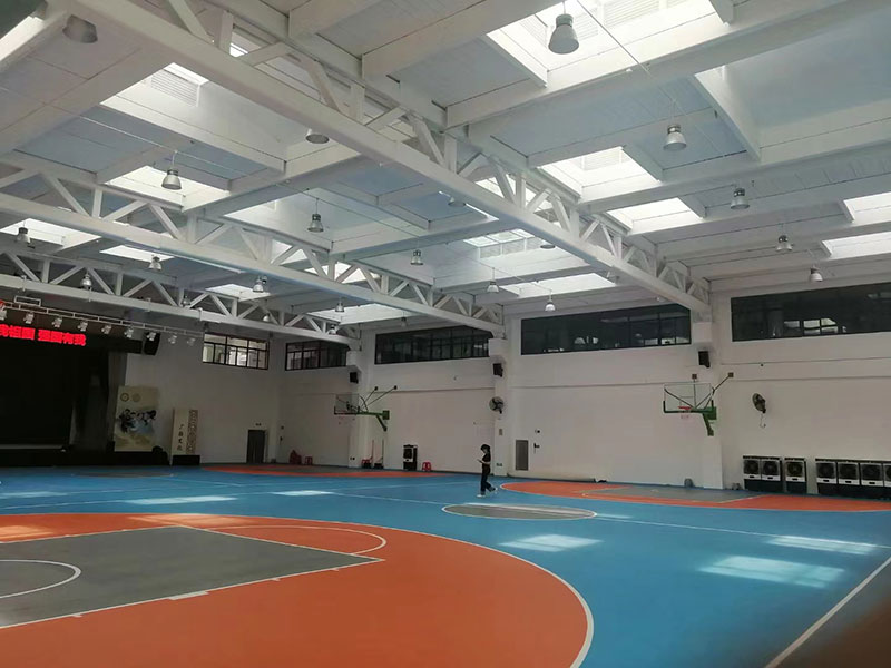 白雲廣雅小學體育館鋼桁架結構工程(鋼構)